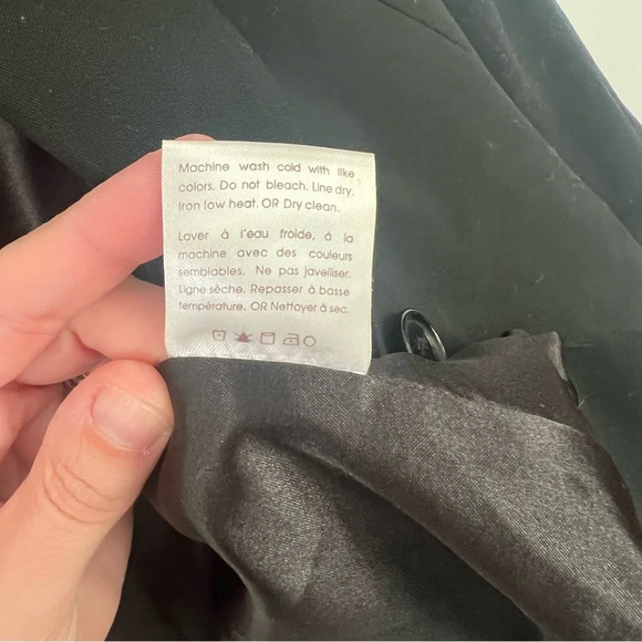 Ingrid & Isabel Ponte Knit Maternity Black Blazer - Picture 6 of 6